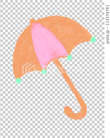 傘の手書きイラスト 傘の手書きイラスト 113558761