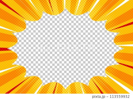 Bomb frame concentrated line radiation background 12 orange Bomb frame concentrated line radiation background 12 orange 113559932