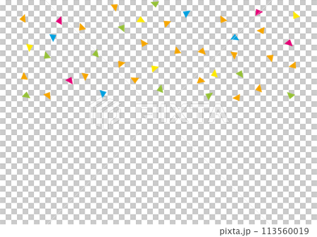 Simple and colorful confetti background material 113560019