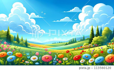 Colorful Blossom Paradise Colorful Blossom Paradise 113560120