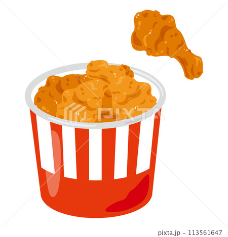 箱入りのフライドチキン 113561647