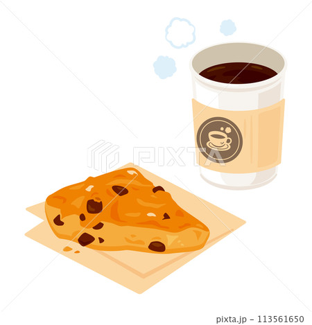 スコーンとホットコーヒーセット スコーンとホットコーヒーセット 113561650