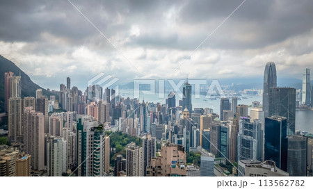 the Hong Kong City and Victoria Harbour April 5 2024 the Hong Kong City and Victoria Harbour April 5 2024 113562782