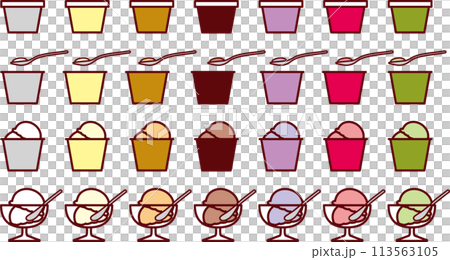 カップ入りアイスセット 113563105