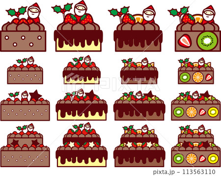 クリスマスケーキセット2 113563110