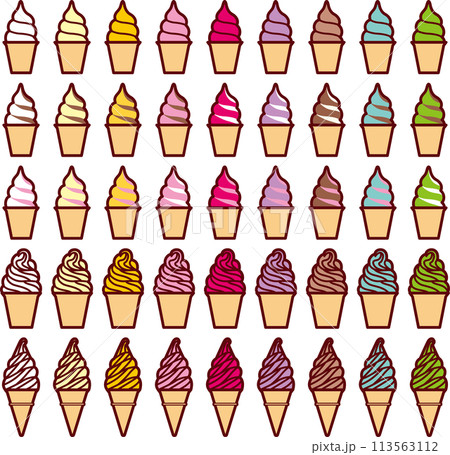 ソフトクリームセット 113563112