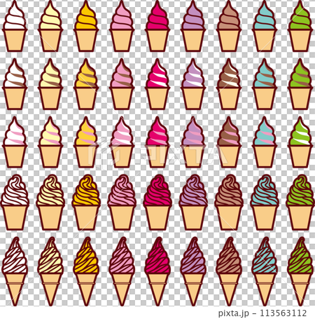 ソフトクリームセット 113563112