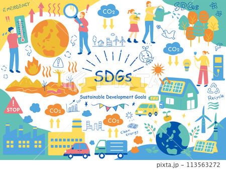 SDGs　持続可能な社会　素材集 113563272