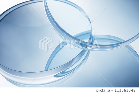 Round glass geometry background, 3d rendering. Round glass geometry background, 3d rendering. 113563348