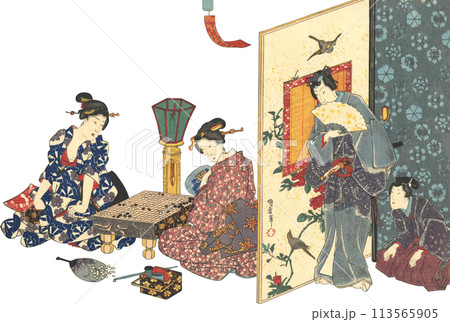 浮世絵 偐紫田舎源氏 浮世絵 偐紫田舎源氏 113565905