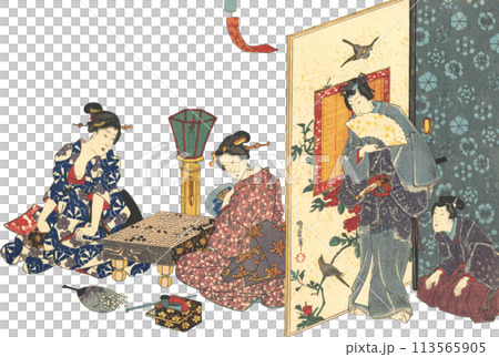 浮世絵 偐紫田舎源氏 浮世絵 偐紫田舎源氏 113565905