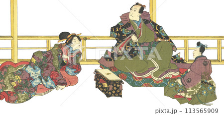 浮世絵 偐紫田舎源氏 浮世絵 偐紫田舎源氏 113565909