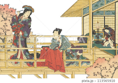 浮世絵 偐紫田舎源氏 浮世絵 偐紫田舎源氏 113565910