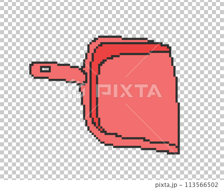 Dustpan_Pixel Art (Red) 113566502