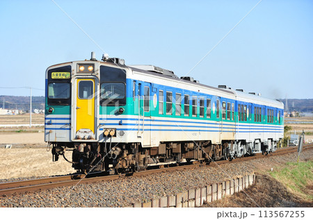 久留里線　横田ー東清川　JR東日本　キハ37-1003+キハ38-1001（幕張） 113567255