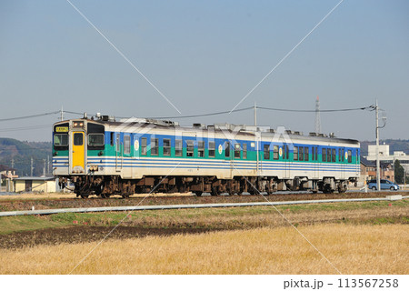 久留里線 東横田ー横田 JR東日本 キハ37-2+キハ38-1(幕張) 久留里線 東横田ー横田 JR東日本 キハ37-2+キハ38-1(幕張) 113567258