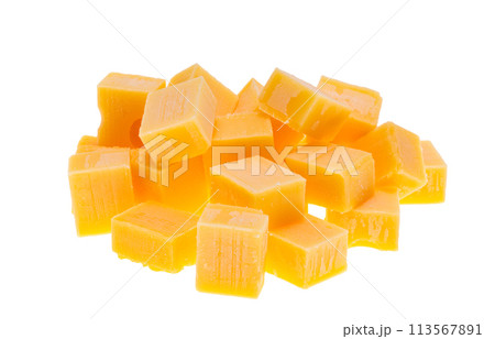 cheese squares isolated 113567891