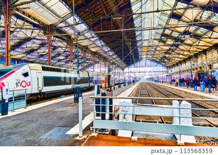 Gare de Lyon Train station in Paris. Gare de Lyon Train station in Paris. 113568359
