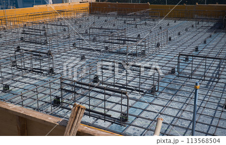 新築住宅の基礎工事 新築住宅の基礎工事 113568504