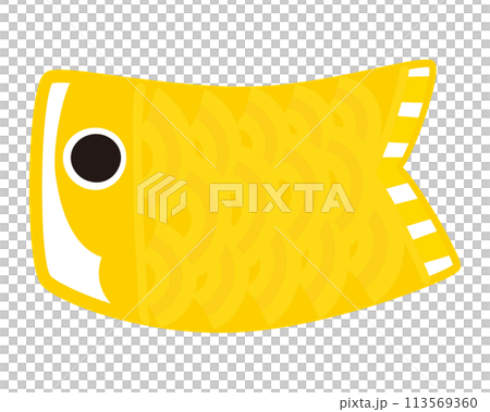 2024鯉のぼり文字スペース4-1ベク 113569360