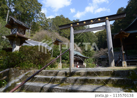 日向大神宮　境内入口の鳥居　京都市山科区日ノ岡 113570138