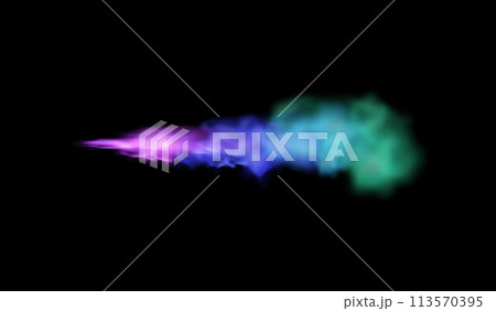 Space smog vector - game design magic on isolated background. 113570395