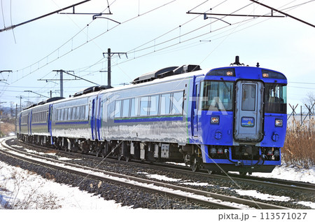 函館本線 峰延ー光珠内 JR北海道 キハ183系(苗穂) サロベツ 函館本線 峰延ー光珠内 JR北海道 キハ183系(苗穂) サロベツ 113571027