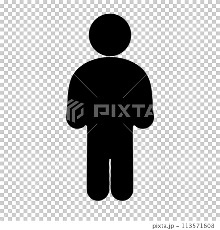 人 シルエット 113571608