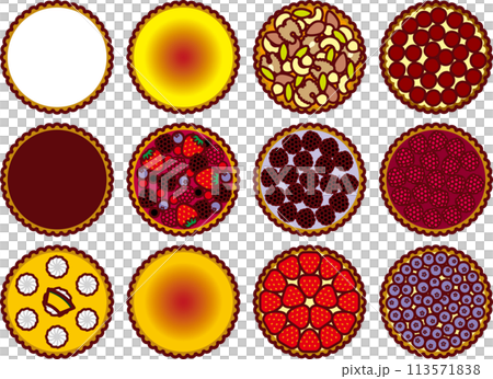 Tart, whole, set 1 Tart, whole, set 1 113571838