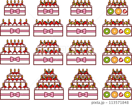記念日ケーキセット1 113571848