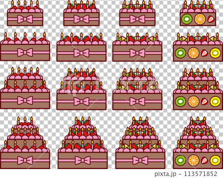 記念日ケーキセット3 113571852