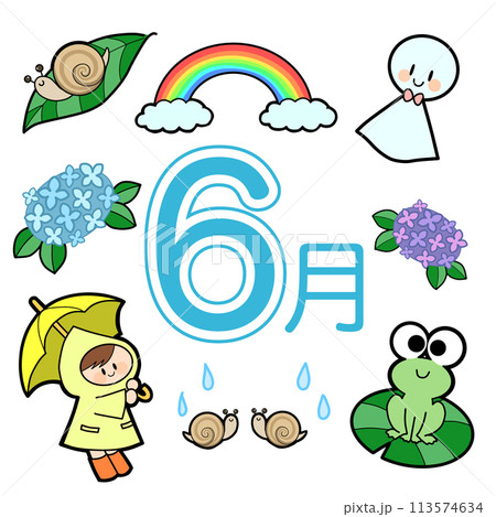 6月素材集 フレーム 113574634