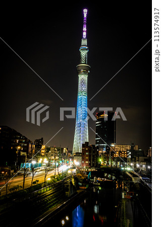 夜のスカイツリー 夜のスカイツリー 113574917