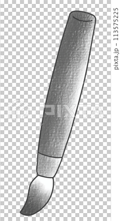 Loose and simple brush pen, analog style 113575225