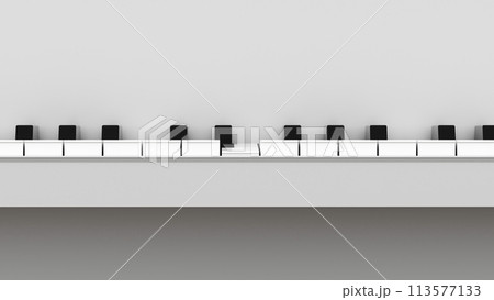 Shiny piano keyboard. 113577133