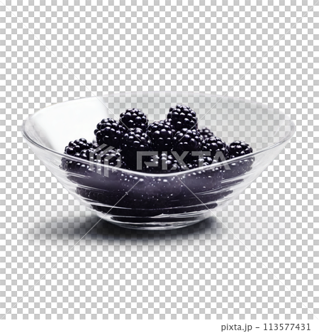Marionberry Rubus Marion Glossy marionberries with a deep blackish purple color arranged in a delicate 113577431