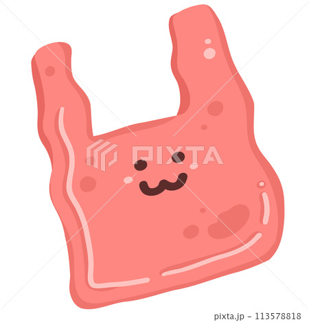 Plastic bag illustration Plastic bag illustration 113578818