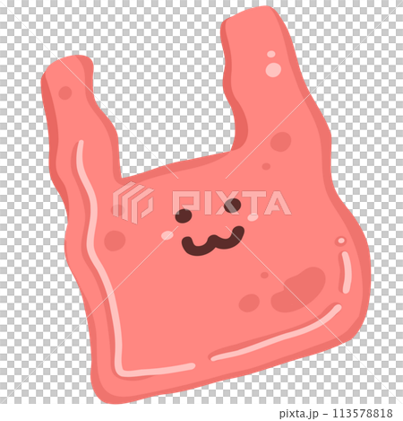 Plastic bag illustration Plastic bag illustration 113578818