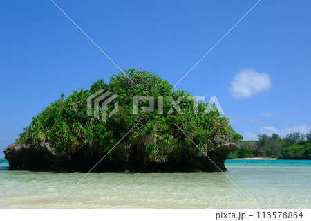 石垣島川平湾の無人島 石垣島川平湾の無人島 113578864