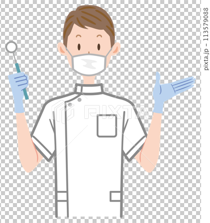 歯科医　歯医者　歯　治療　虫歯予防　歯科検診 オーラルケア　デンタル 113579088