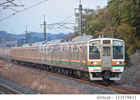 東北本線 片岡ー蒲須坂 JR東日本 211系 B10編成(高崎) 東北本線 片岡ー蒲須坂 JR東日本 211系 B10編成(高崎) 113579621