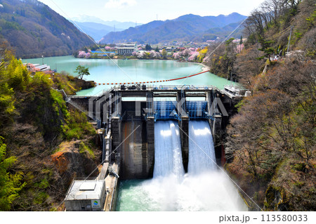 白山橋/三峰川より高遠ダム/高遠湖方面を望む(長野県伊那市)【2024.4】 白山橋/三峰川より高遠ダム/高遠湖方面を望む(長野県伊那市)【2024.4】 113580033