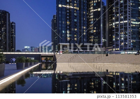 April 12 2024 the landscape of the kai tak avenue park with apartment April 12 2024 the landscape of the kai tak avenue park with apartment 113581353