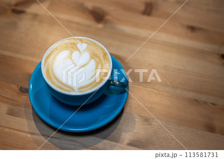 ラテアート　カフェ　サムネイル画像 113581731