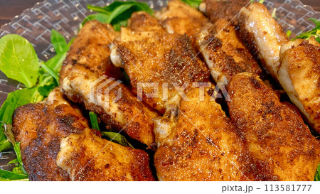 手羽のスパイシーカレー焼き 113581777