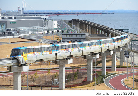 東京モノレール羽田線 新整備場-羽田空港国際線ビル 東京モノレール 1000形 1085F 東京モノレール羽田線 新整備場-羽田空港国際線ビル 東京モノレール 1000形 1085F 113582038