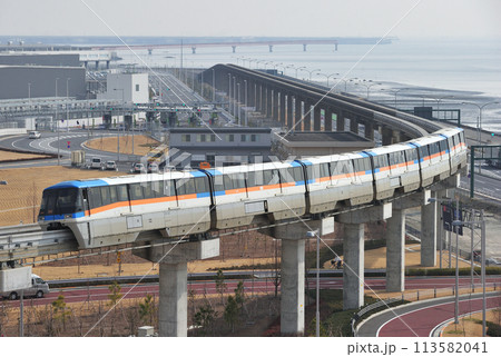 東京モノレール羽田線 新整備場-羽田空港国際線ビル 東京モノレール 1000形 1037F 東京モノレール羽田線 新整備場-羽田空港国際線ビル 東京モノレール 1000形 1037F 113582041