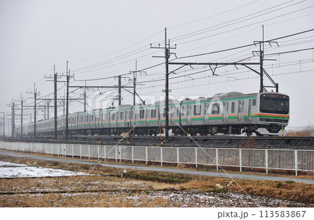 東北本線 東鷲宮ー栗橋 JR東日本 E231系(小山) 東北本線 東鷲宮ー栗橋 JR東日本 E231系(小山) 113583867