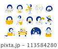 子どもの生活素材セット 子どもの生活素材セット 113584280