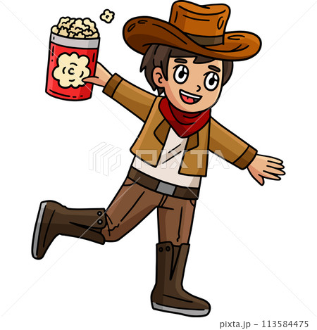 Circus in a Cowboy Outfit Cartoon Colored Clipart Circus in a Cowboy Outfit Cartoon Colored Clipart 113584475
